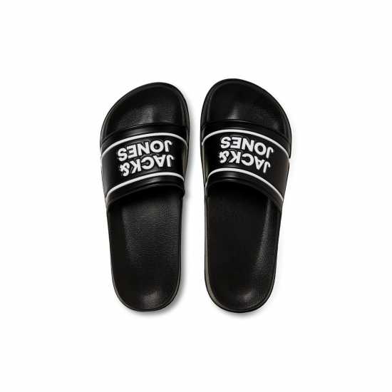 Jack And Jones Men's Pool Sliders Anthracite 