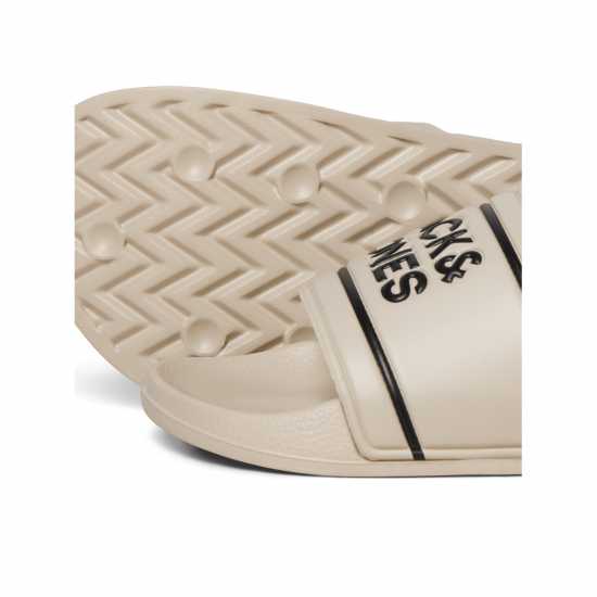 Jack And Jones Men's Pool Sliders Moonbeam 