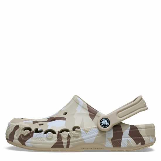 Crocs Men's Baya Clogs Cobblestone/Wht Crocs Men's Baya Clogs Cobblestone/Wht