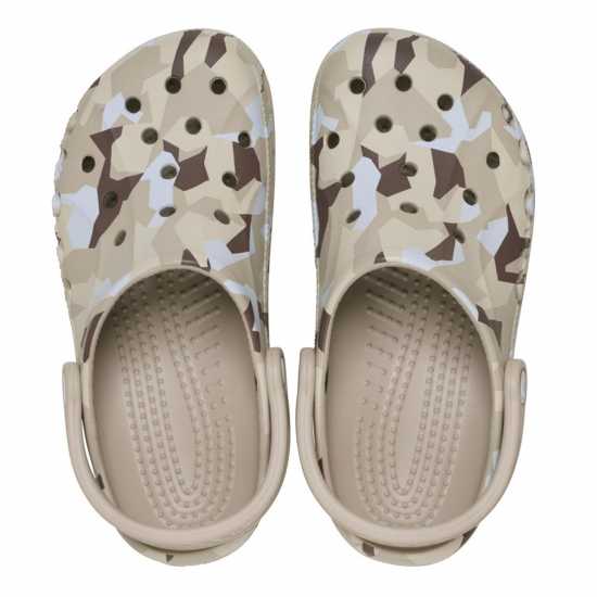 Crocs Men's Baya Clogs Cobblestone/Wht Crocs Men's Baya Clogs Cobblestone/Wht