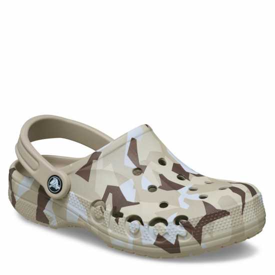 Crocs Men's Baya Clogs Cobblestone/Wht Crocs Men's Baya Clogs Cobblestone/Wht