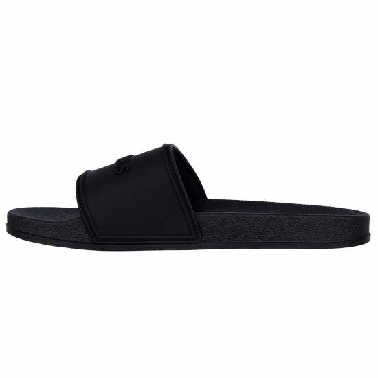 Jack Wills Logo Sliders Black/Black Мъжки сандали и джапанки