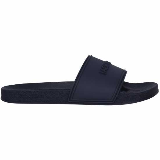 Мъжки сандали и джапанки Jack Wills Logo Sliders Navy/Navy Jack Wills Logo Sliders Navy/Navy Мъжки сандали и джапанки
