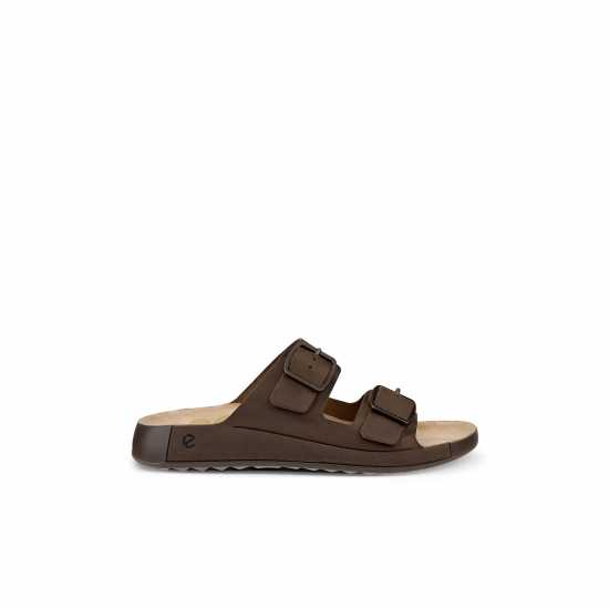 Ecco Men's Flat Sandals Nutmeg Brown 