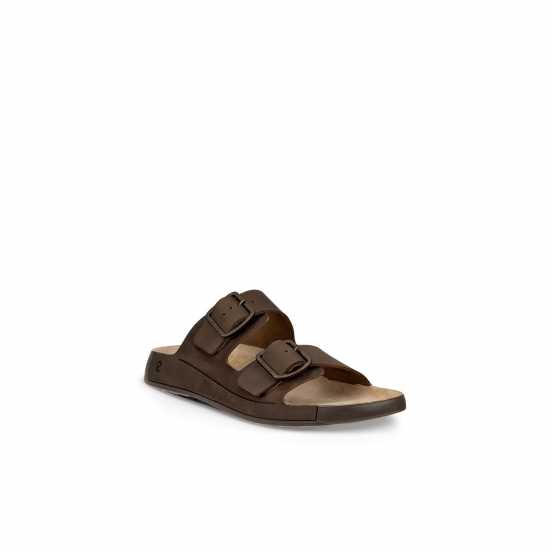 Ecco Men's Flat Sandals Nutmeg Brown 