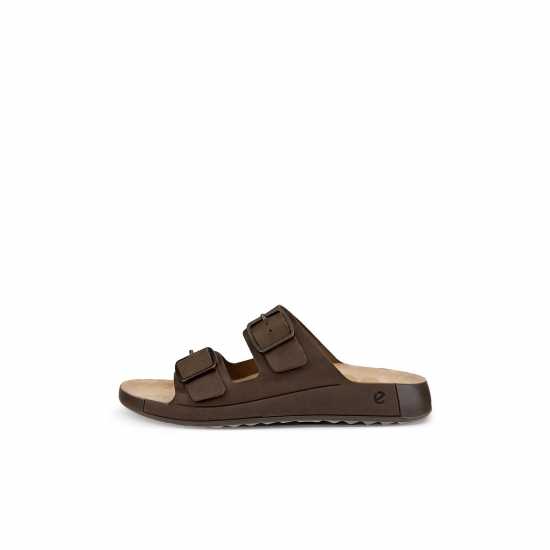 Ecco Men's Flat Sandals Nutmeg Brown 