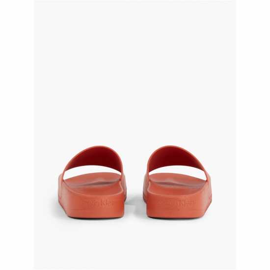 Calvin Klein Chunky Pool Slides Brown Holiday Essentials