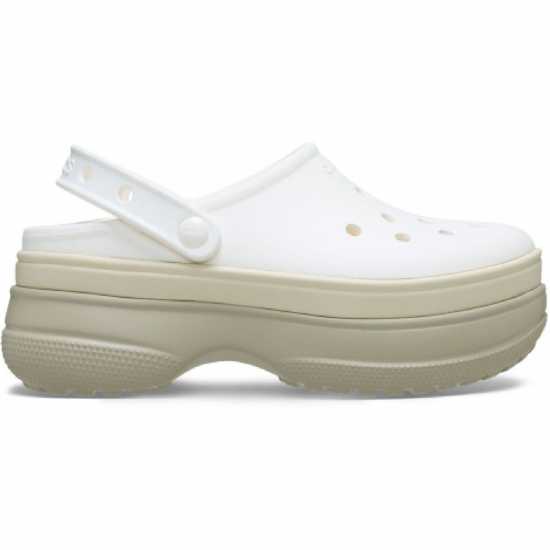 Crocs Clsc Stkd Clg Sn99 Chalk Crocs Clsc Stkd Clg Sn99 Chalk