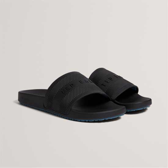 Ted Baker Men's Pool Sliders Black Ted Baker Men's Pool Sliders Black