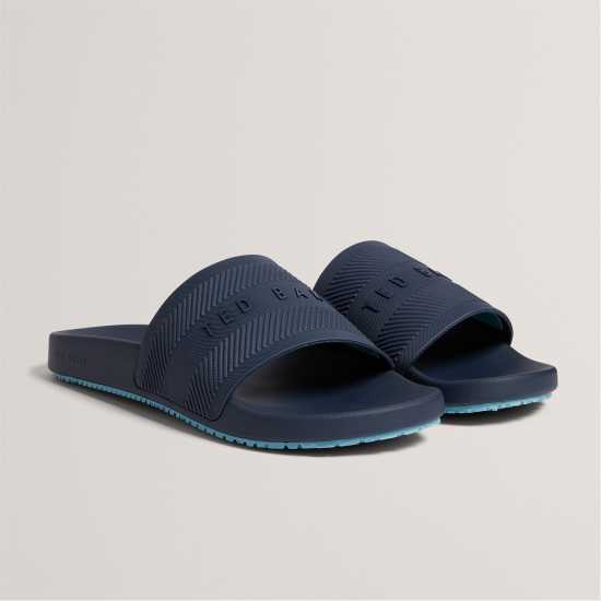 Ted Baker Men's Pool Sliders Navy Ted Baker Men's Pool Sliders Navy