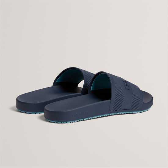 Ted Baker Men's Pool Sliders Navy Ted Baker Men's Pool Sliders Navy