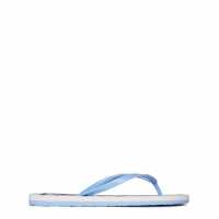 Roxy Floral Flip-Flops Womens Бел Аир Син Дамски сандали и джапанки