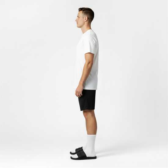 Мъжки Джапанки Jack Wills Logo Sliders Mens Черно 