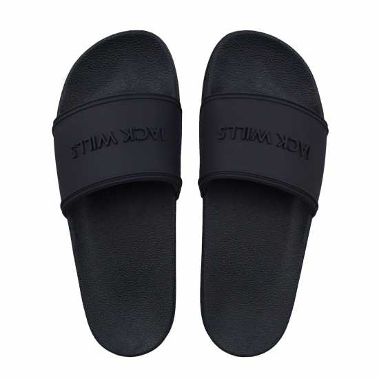 Jack Wills Logo Sliders Морска синьо Мъжки сандали и джапанки