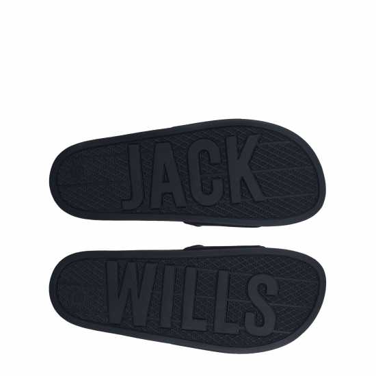 Jack Wills Logo Sliders Морска синьо Мъжки сандали и джапанки