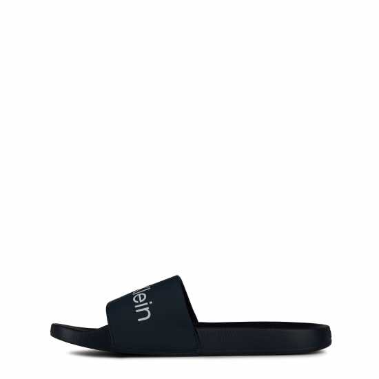 Мъжки сандали и джапанки Calvin Klein Logo Sliders Морско синьо/Бяло Calvin Klein Logo Sliders Морско синьо/Бяло Мъжки сандали и джапанки