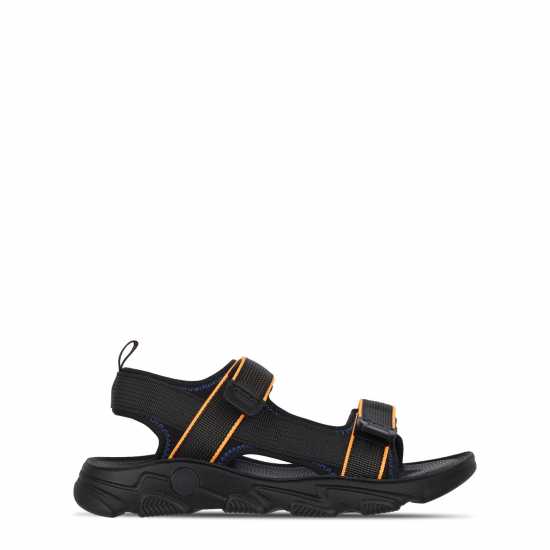 Slazenger Tide Sandals Childrens Черно/Оранжево 