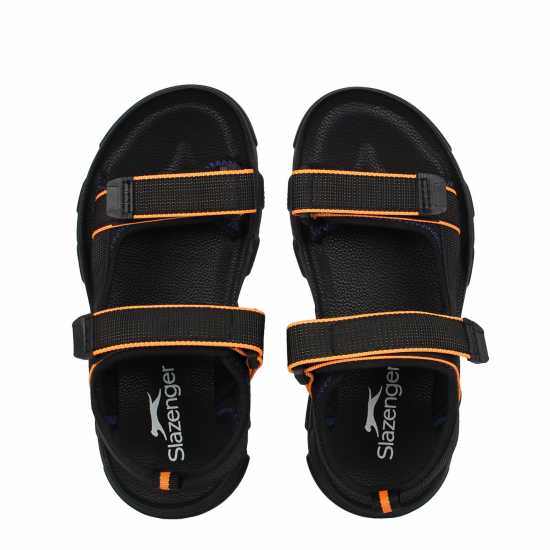 Slazenger Tide Sandals Childrens Черно/Оранжево 