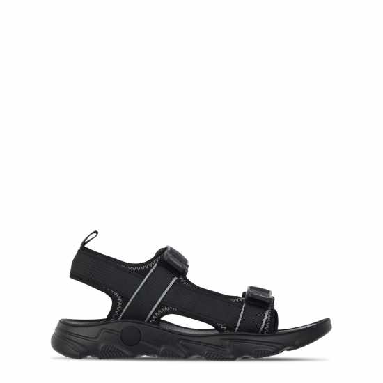 Slazenger Tide Sandals Childrens Черно/Сиво 
