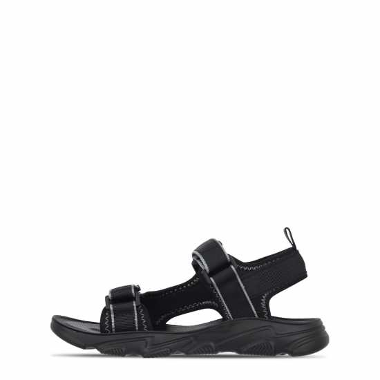 Slazenger Tide Sandals Childrens Черно/Сиво 