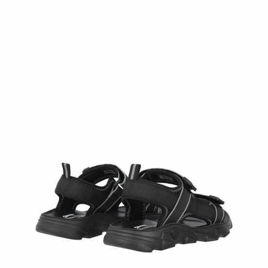 Slazenger Tide Sandals Childrens Черно/Сиво 