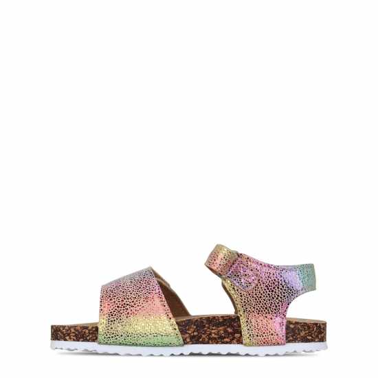Rainbow Footbed Sandal