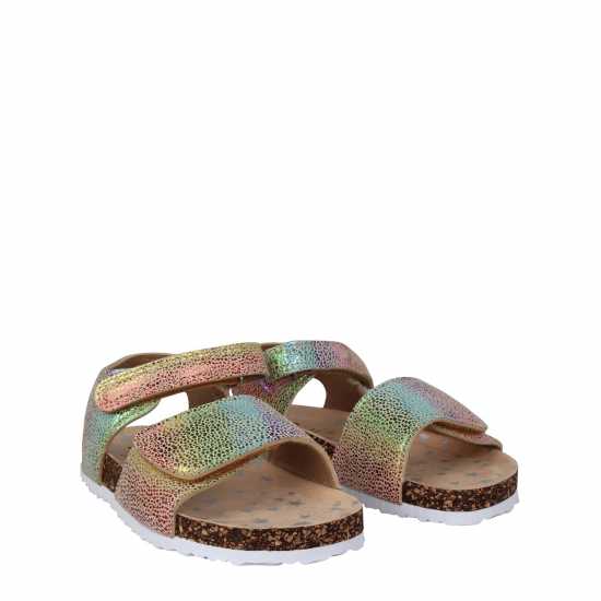 Rainbow Footbed Sandal
