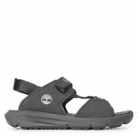 Timberland Motion Dune Backstrap Sandal Medium Blkout Webbing 