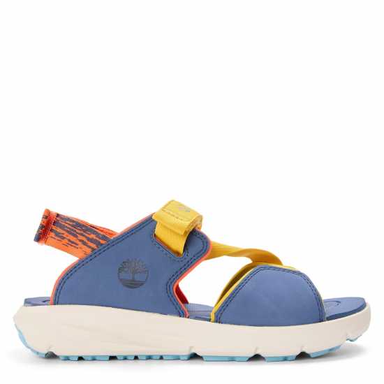 Timberland Men's Backstrap Flat Sandals Med Ylw Webbing 