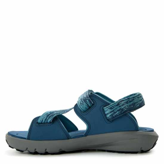 Timberland Men's Backstrap Flat Sandals MedBlue Webbing 