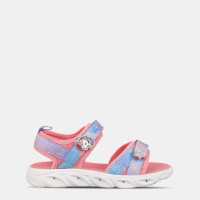 Slazenger Light Up Sole Sandals Juniors Pink/Unicorn 