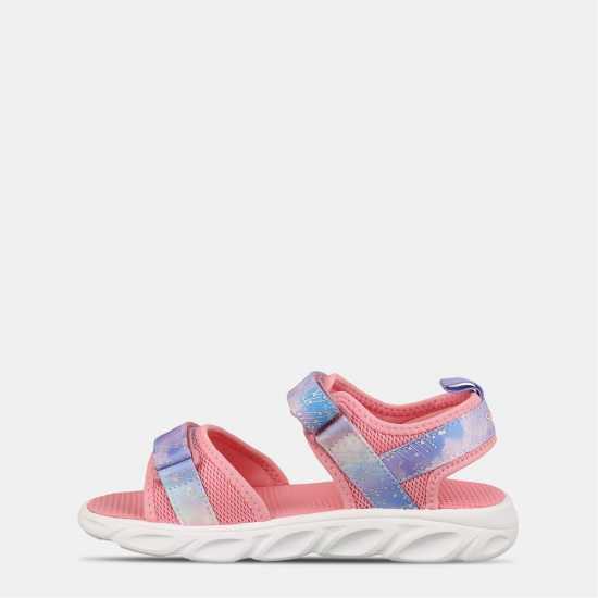 Slazenger Light Up Sole Sandals Juniors Pink/Unicorn 