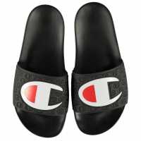 Champion Logo Pool Sliders Black/Black Мъжки сандали и джапанки