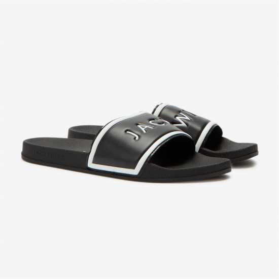 Мъжки сандали и джапанки Jack Wills Logo Sliders Черно Jack Wills Logo Sliders Черно Мъжки сандали и джапанки