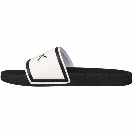 Jack Wills Logo Sliders White/Black Мъжки сандали и джапанки