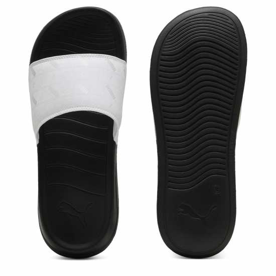 Puma Men's Popcat 20 Embedded Pool Sliders Puma Black-Pu 