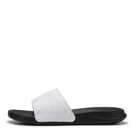 Puma Men's Popcat 20 Embedded Pool Sliders Puma Black-Pu 