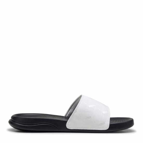 Puma Men's Popcat 20 Embedded Pool Sliders Puma Black-Pu 