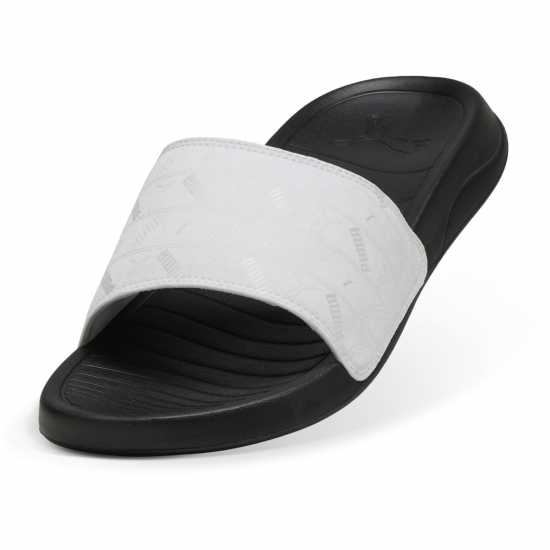 Puma Men's Popcat 20 Embedded Pool Sliders Puma Black-Pu 