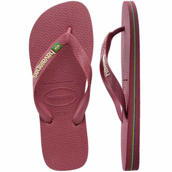 Havaianas Brasil Logo Flip Flops  