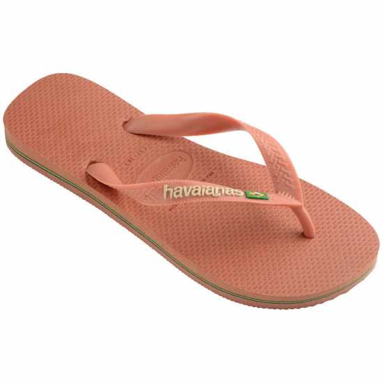 Havaianas Дамски Джапанки Brasil Logo Flip Flops Pink Clay Мъжки сандали и джапанки
