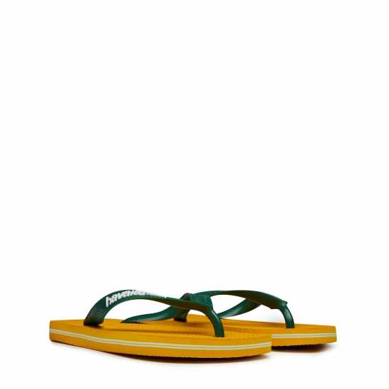 Havaianas Brasil Logo Flip Flops  