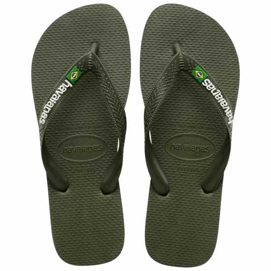 Havaianas Джапанки Flip Flops Green Мъжки сандали и джапанки