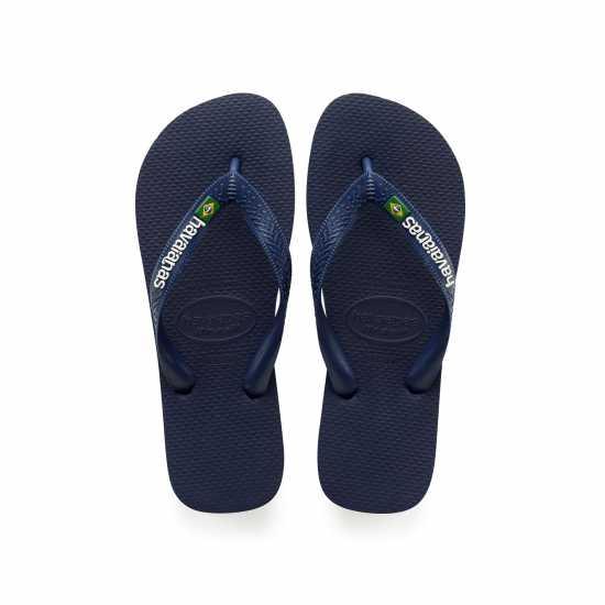 Мъжки сандали и джапанки Havaianas Дамски Джапанки Brasil Logo Flip Flops Нави Син 0555 Havaianas Дамски Джапанки Brasil Logo Flip Flops Нави Син 0555 Мъжки сандали и джапанки