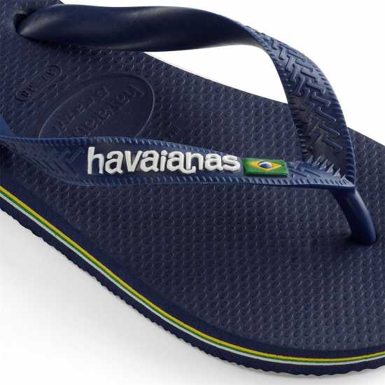 Мъжки сандали и джапанки Havaianas Дамски Джапанки Brasil Logo Flip Flops Нави Син 0555 Havaianas Дамски Джапанки Brasil Logo Flip Flops Нави Син 0555 Мъжки сандали и джапанки