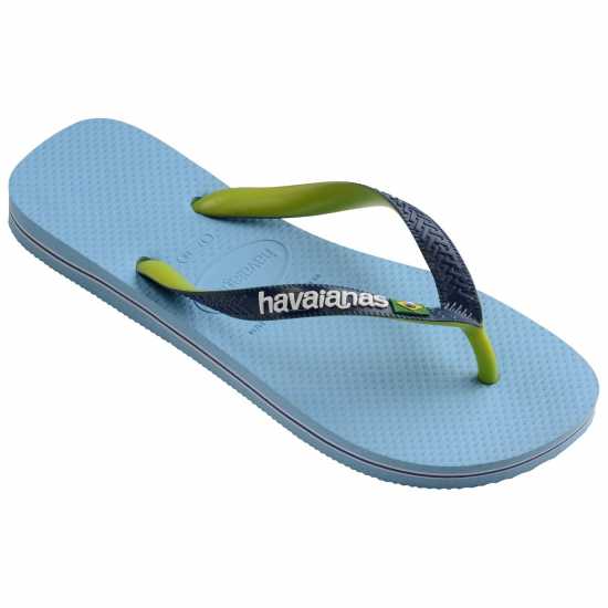 Havaianas Дамски Джапанки Brasil Logo Flip Flops Lavender Blue 