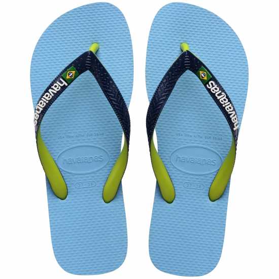 Havaianas Дамски Джапанки Brasil Logo Flip Flops Lavender Blue 
