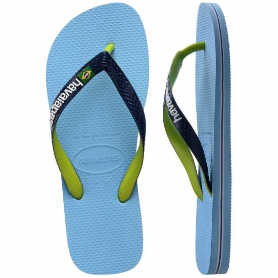 Havaianas Дамски Джапанки Brasil Logo Flip Flops Lavender Blue 