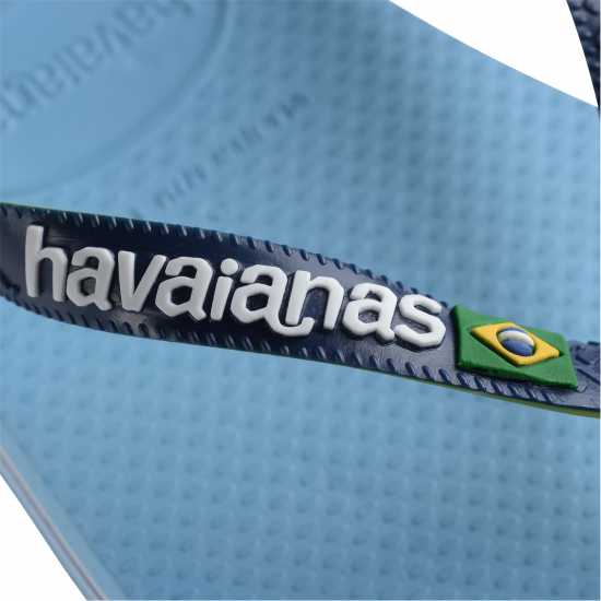 Havaianas Дамски Джапанки Brasil Logo Flip Flops Lavender Blue 