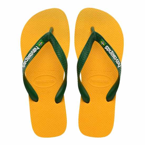 Мъжки сандали и джапанки Havaianas Дамски Джапанки Brasil Logo Flip Flops Поп жълто Havaianas Дамски Джапанки Brasil Logo Flip Flops Поп жълто Мъжки сандали и джапанки